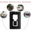 Solar Panel Mounting Brackets for RV Trailers 7pcs Black Solar Module Support Stand Kit 3