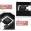 Solar Panel Mounting Brackets for RV Trailers 7pcs Black Solar Module Support Stand Kit 7