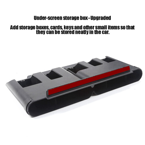 Central Control Panel Navigation Screen Lower Storage Box for  Model 3 Y Car Interior Accessories 1
