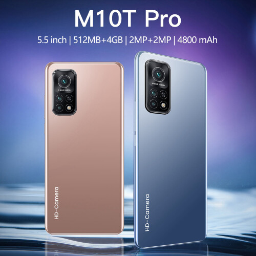 M10T Pro  Phone 5,5 Polegadas MTK6572 Dual-Core 512 MB + 4 GB RAM Dual Card Dual Standby Android 4.4 Mobile Phone-C Plug UE 1