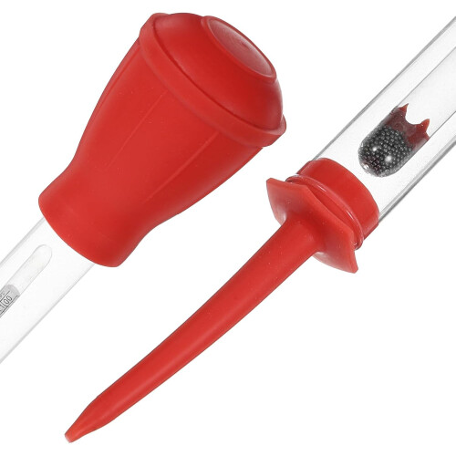 Car Battery Hydrometer Silicone Glass Density Meter 1.100-1.300 Ratio Simple Operation Convenient Sampling 2