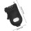 2pcs Bicycle Theft Lock Safety Snowboard Lock Light Weight Portable Cable 2
