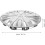 15 polegadas prata automóvel Hubcaps roda jante cobre universal carro Hub tampas decorativas 2