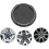 Cabinet Knobs Drawer Pull Replacement Football Shaped 6pcs Ceramic and Alloy Versatile 8