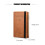 2 Pieces Travel Wallet Card Holder Multi-Function Degaussing Rfid Document Holder Passport Book 6