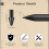 18 Pcs Tips Compatible with  Paper Pro Pen, Replacement Nibs Compatible with 6