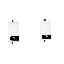 2X 4500W Newest Water Heater Instant Water Heater Tankless Instantaneous Faucet Tap Hot Water Crane LED Digital EU Plug