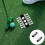 Golf-Teehalter-Set (2 Stück) aus Kunststoff mit Ballmarker 6