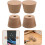 4 pezzi Porta sci in legno da parete, organizer verticale per sci e snowboard 8
