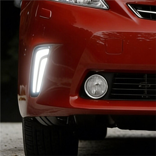 LED-Tagfahrlicht für  Prius 2011-2013, Blinker, Nebelscheinwerfer, Zubehör 1
