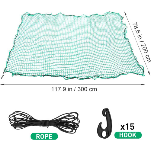 Red de carga de malla resistente para caja de camioneta 2x3 m 1