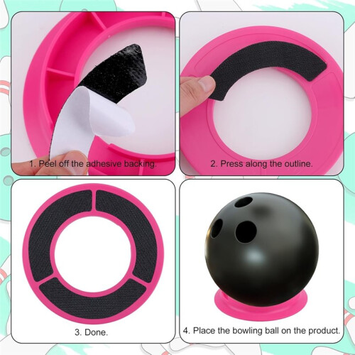 Sanding Pad Holder for Bowling Balls, Plastic Universal Polishing Pad Holder Precision Surface Maintenance Tool 2