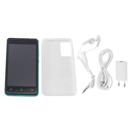M3 PRO Smartphone 4,7 Polegadas MTK6572 4 NúCleos 512 MB RAM + 4 GB ROM CartãO Duplo Dual Standby Android 4.0 Smartphone Azul UE Plug 2