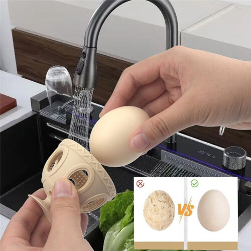 Egg Cleaner Egg Special Egg Brush Reusable Egg Cleaning Brush Kitchen Cleaning Utensils 2