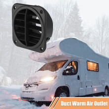 2Pcs 60mm Car Heater Outlet Air Vent Heater Open Outlet Ducting Warm Air Vent Outlet for Air- Parking Heater