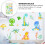 Dinosaur Pattern Wall Decal 1 Sheet Removable PVC Sticker No Bad Smell Decorative 7