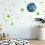 Lua luminosa e estrela adesivos de parede para quarto Home Décor 3