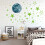 Lua luminosa e estrela adesivos de parede para quarto Home Décor 7