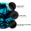 Multi-Function Portable Chair Beverage Holder Tray Lightweight Drink Organizer 5