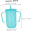 2pcs Sippy Cups with Handles Non Spill Cups for Adults Plastic 2