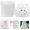 Mini Trash Can with Lid Cartoon Garbage Can Plastic Compact Storage Desktop 7