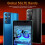 S21 Ultra  Phone 5.0 Polegadas MTK6572 Dual-Core 512 MB RAM + 4 GB ROM Dual-Card Dual-Standby Android6.0 Phone Preto Plugue UE 5