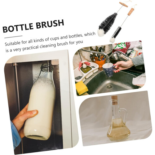 6pcs Long Bottle Cleaner Feeding Bottle Brush Multi Functional Cleaning Brush 1
