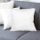 White Polyester Pillow Protective Cover with Zipper for Cushions and Throw Pillow Inserts 3