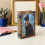 Vintage Bookshelf Decor Keepsake Storage Box Book-shaped Wooden 6