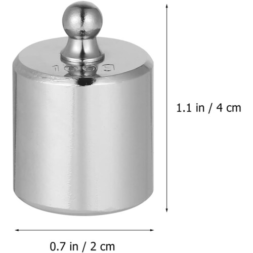 6pcs Chrome Plated Split Weights Calibration Weights for and Educational Instrument 1