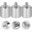 6pcs Chrome Plated Split Weights Calibration Weights for and Educational Instrument 6