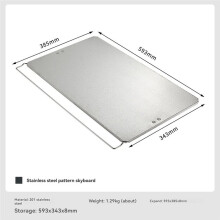 Stainless Steel Square Top Light Grid Table Accessories Auxiliary Tray Support for Kitchen and Home