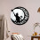 Espelhos da lua para a parede do quarto 2 pacote de gato acrílico e adesivo da parede da lua 5