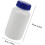 Lot de 3 flacons de réactifs de 500 ml pour échantillons de laboratoire, à bouchon renforcé et scellés. 2