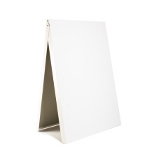 A-Board White Pavement Sign Magnetic Board Metal