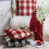 Unique Checkered Pillow Cover Polyester Fabric Fashionable Simple Design Decorative 4