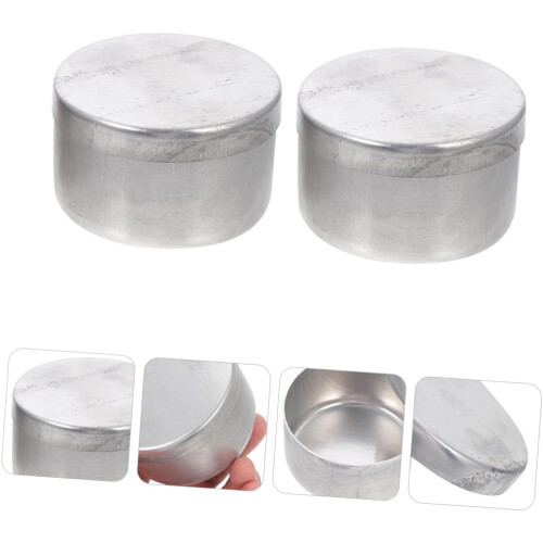 Latas de garrafa de peso de alumínio de 2pcs para uso de laboratório 1
