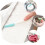6 piezas de tela de algodón estampada navideña para patchwork DIY, material multiusos para manualidades. 2