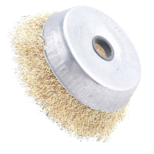 10PCS 80mm Large Diameter Grinding, Rust and Deburring Wire Brush Angle Grinder Bowl Type Wire Wheel 2