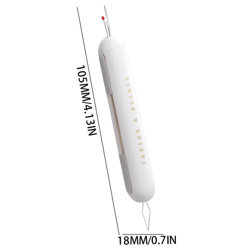 Double-ended needle threader household sewing tool 1 piece 2