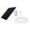 5W Solar Panel for Security Camera with Extension Cable IP65 Waterproof for Arlo Camera 2