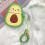 Avocado Earphone Case for  AirPods 1 2 Generation Protective Case Anti-Drop Silicone Wireless 2