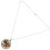 Collana con pendente rotondo fiore pressato 4