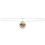 Collana con pendente rotondo fiore pressato 5