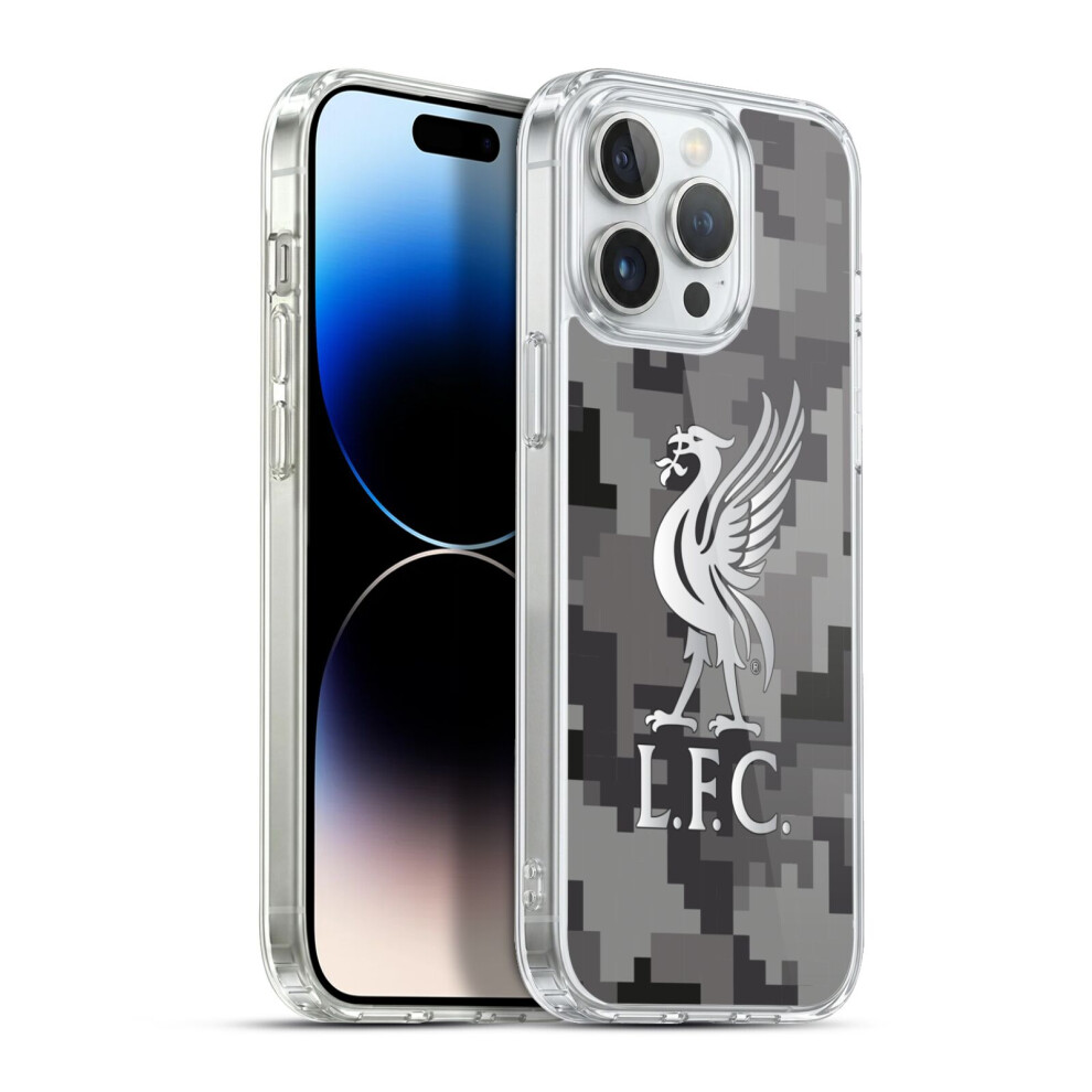 Head Case Designs Officially Licensed Liverpool Fc Digital Camouflage Away Colours Soft Gel Case For Apple Iphone 13 Pro Max Red 5063291154413