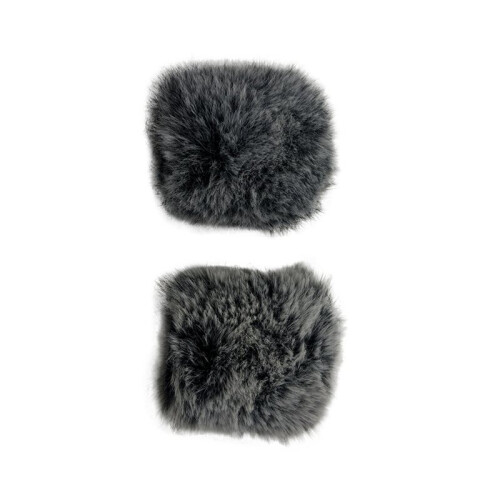 2X Furry Windscreen for  H5 STUDIO Outdoor Windshield Artificial Fur Mic Cover Studio Recording Accessory 2