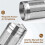 2X Tea Infusers for Loose Tea, Stainless Steel Tea Strainer, Extra Fine Mesh Tea Diffuser for Brewing Tea, Spices 2