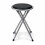 Oypla Oypla Black Padded Folding Breakfast Kitchen Bar Stool Seat 6