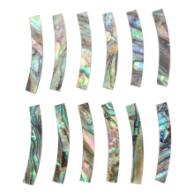 12 PièCes Guitare Rosace Rosette Paua Abalone Coquille Incrustation Bandes Courbes Guitare Son Trou Incrustation 4Mm Largeur