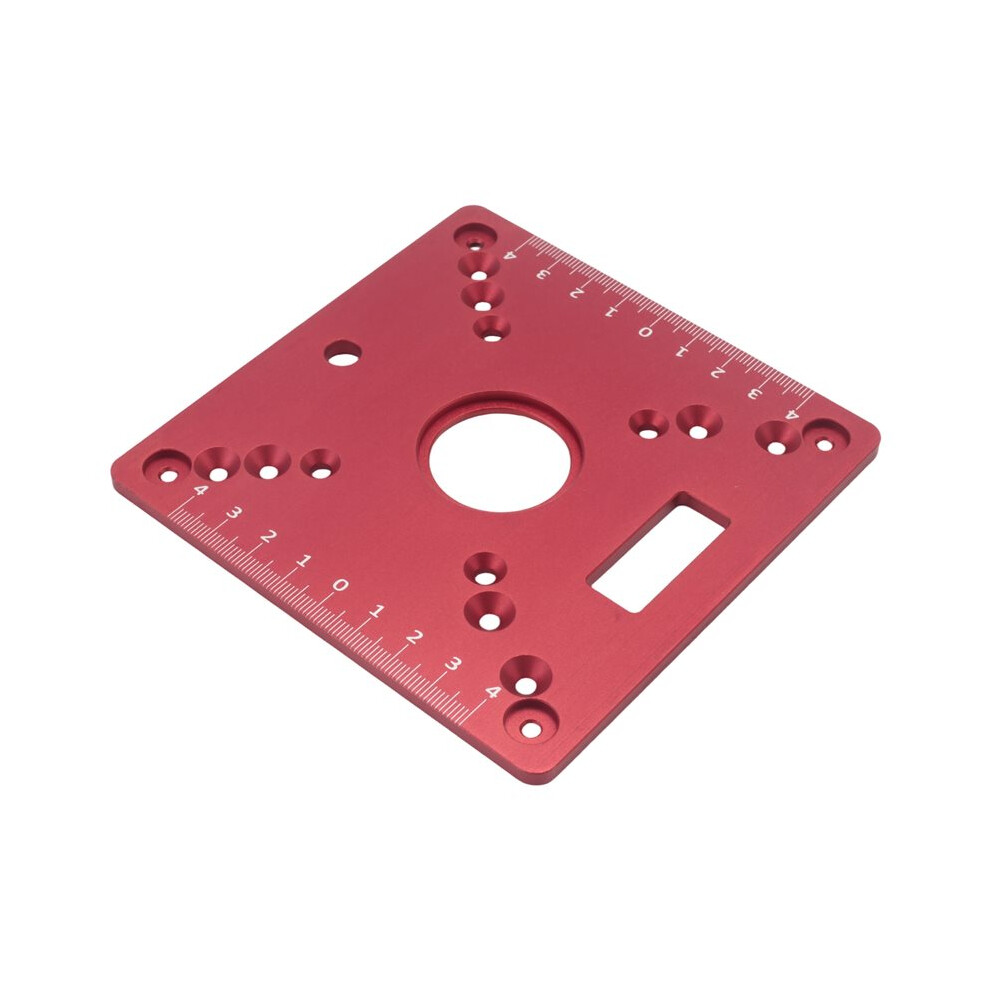 Router Table Insert Plate, Square Woodworking Bench Router Flip Plate,Multifunctional Trimming Engraving Table 4711724307868